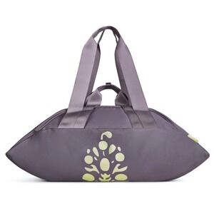 FP Movement x Vooray Studio Duffel Bag Gunmetal Grey Lavender Yoga Mat Strap NEW